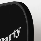 LGBTプライドのゲイはパーティーのサポート ピックルボールラケット (左詳細)