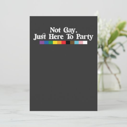 LGBTプライドのゲイはパーティーのサポート 招待状 (スタンド正面)