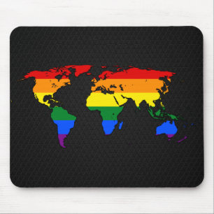 LGBTプライドの世界地図 マウスパッド