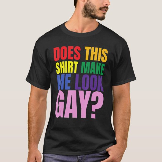 Lgbtプライドの月が私をゲイ2に見せる Tシャツ (正面)