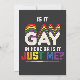 LGBTプライドはゲイか私だけか 招待状