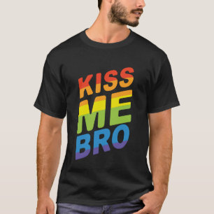 LGBTプライドキスメブロレウモダンンボータイポグラフィ Tシャツ