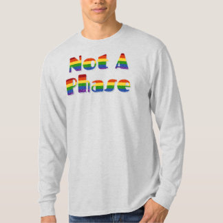 LGBTプライドグリッターNot A Phase Tシャツ