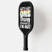 LGBTプライドゲイはImをストレートに取得しない ピックルボールラケット (左)