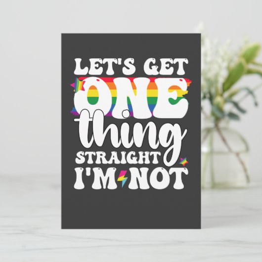 LGBTプライドゲイはImをストレートに取得しない 招待状 (スタンド正面)