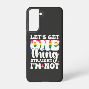 LGBTプライドゲイはImをストレートに取得しない Samsung Galaxy S21ケース