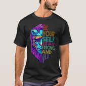 LgbtプライドサンフランシスコRace Be Your Self Stay St Tシャツ (正面)