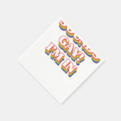 LGBTプライドシャツ – サウンドゲイ スタンダードカクテルナプキン (角)