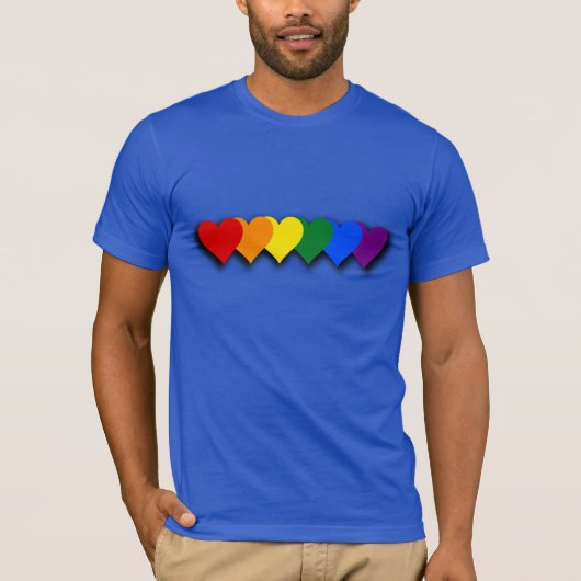 LGBTプライドタンクトップ Tシャツ (正面)