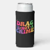 LGBTプライドドラッグは犯罪支援ではない スリム缶クーラー (Seltzer正面)