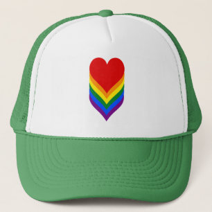 LGBTプライドハートトラックハット キャップ