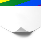 LGBTプライドハートポスター ポスター (角)