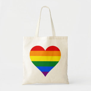 LGBTプライドハート予算トート トートバッグ