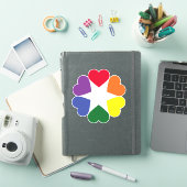 LGBTプライドハート シール (iPadカバー)