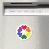 LGBTプライドハート マグネット (インサイチュ (食洗機))