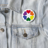LGBTプライドハート 缶バッジ (インサイチュ)
