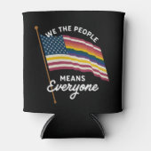 LGBTプライドパレード私たちは人々を意味する 缶クーラー (正面)