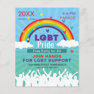 LGBTプライドパレード チラシ