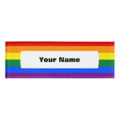 LGBTプライドフラグ 名札 (正面)