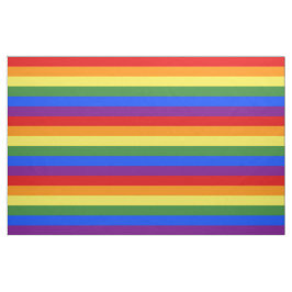 LGBTプライドフラッグストライプレインボー織物 ファブリック