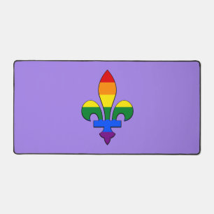 LGBTプライドフルーアデリス デスクマット