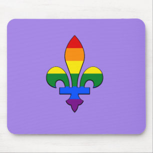 LGBTプライドフルーアデリス マウスパッド