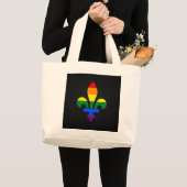 LGBTプライドフルーアデリス ラージトートバッグ (正面(商品))