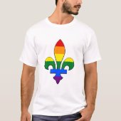 LGBTプライドフルーアデリスTシャツ Tシャツ (正面)