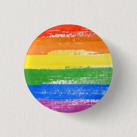 LGBTプライドペイント 缶バッジ (正面)