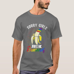 LGBTプライドレインボウズアイスバナナス Tシャツ