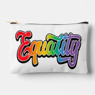 LGBTプライドレインボー国旗の平等 アクセサリーポーチ