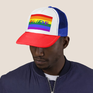LGBTプライドレインボー国旗 キャップ