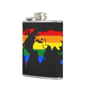 LGBTプライドワールドマップ フラスク (左)