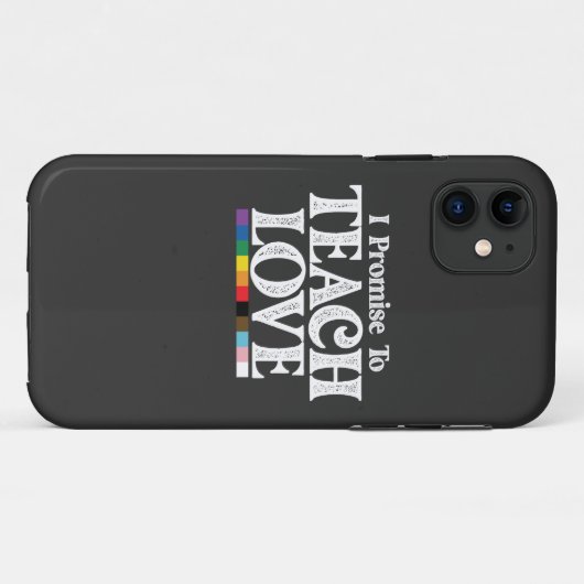 LGBTプライド先生私が愛することを約束す教えるゲイ Case-Mate iPhoneケース (裏面(横))