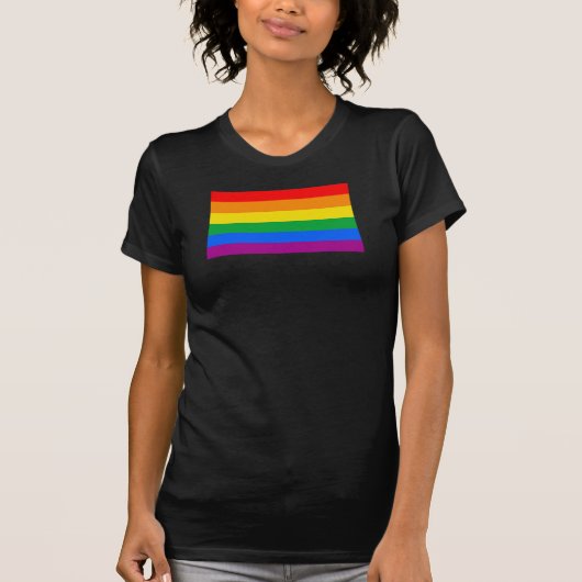 LGBTプライド国旗 Tシャツ (正面)