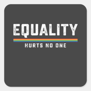 LGBTプライド平等は誰もゲイレズビアンを傷つける スクエアシール