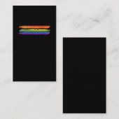 LGBTプライド平等認識度ゲイレズビアン 名刺 (正面/裏面)