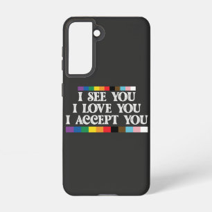 LGBTプライド愛を受け入れるサポート SAMSUNG GALAXY S21ケース