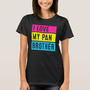 Lgbtプライド愛My Pan Brotherパンセクシャルファミリース Tシャツ