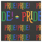 LGBTプライド文字標識 ファブリック (クローズアップ)