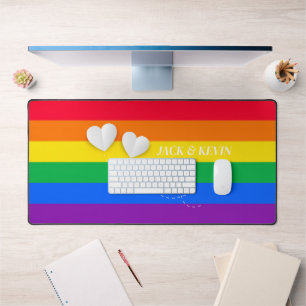 LGBTプライド月ゲイレズビアンバイセクシュアル デスクマット