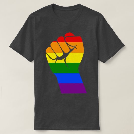 LGBTプライド月間ギフト2020スタンドLGBT Tシャツ (デザイン正面)