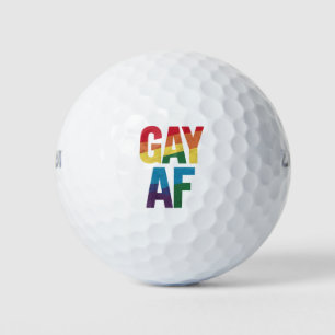 LGBTプライド月間ギフト レズビアン ゲイ クィア ゴルフボール