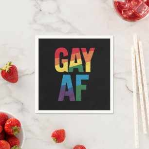 LGBTプライド月間ギフト レズビアン ゲイ クィア プライド スタンダードカクテルナプキン