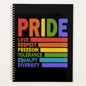 LGBTプライド月間 プランナー手帳 (正面)