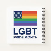 LGBTプライド月 |の統一された州 ノートブック (裏面)