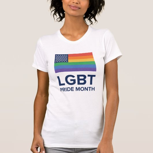 LGBTプライド月|個の統一された州 Tシャツ (正面)