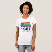 LGBTプライド月|個の統一された州 Tシャツ (正面フル)