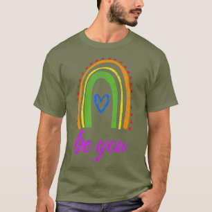 LGBTプライド月Be Youゲイレズビアン同性愛者ドラッグ Tシャツ