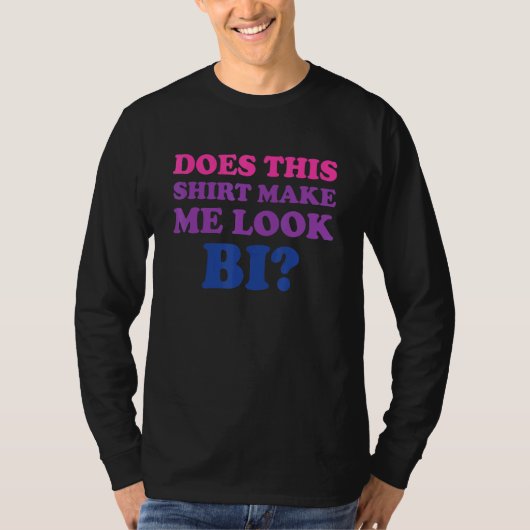 Lgbtプライド月Teeは私をBiに見せる Tシャツ (正面)